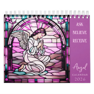 Ask, Believe, Receive Angel 2026 Calendar