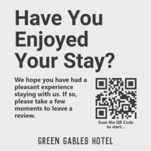 Ask Customers to Leave a Review QR Code