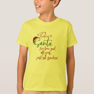Ask Grandma Santa Shirt - Funny Christmas Tee!