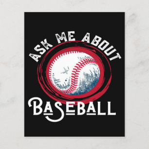 Ask Me About Baseball Flyer