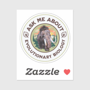 Ask Me About Evolutionary Biology Woolly Mammoth