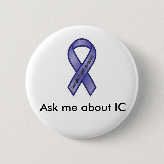 Ask me about IC 6 Cm Round Badge