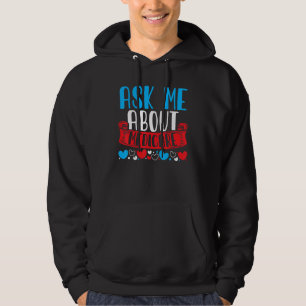 Ask Me About Medicare Insurance Agent Sales Market Hoodie