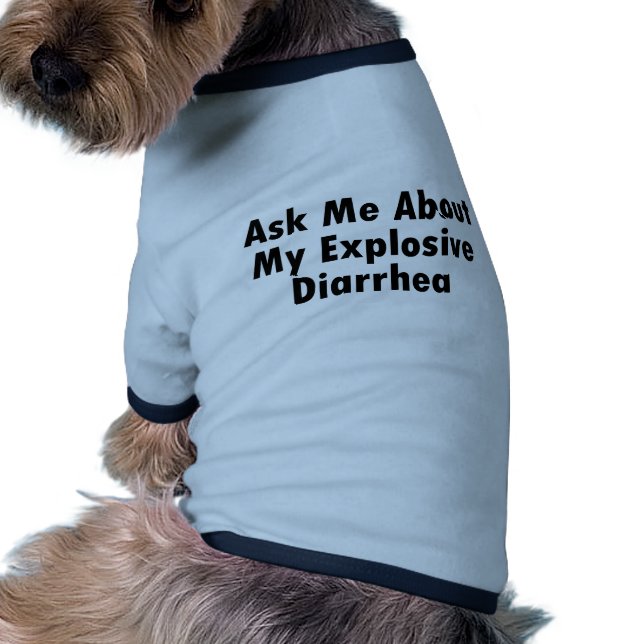 Ask Me About My Explosive Diarrhoea Shirt (Back)