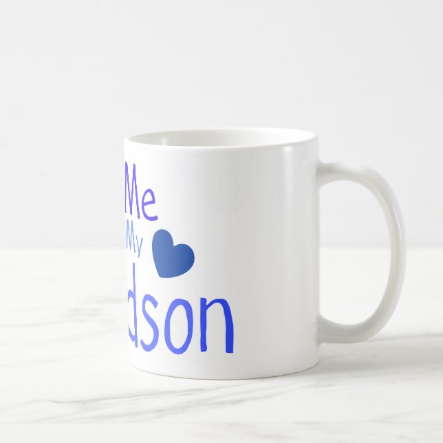 Ask me about my Grandson! Coffee Mug (Right)