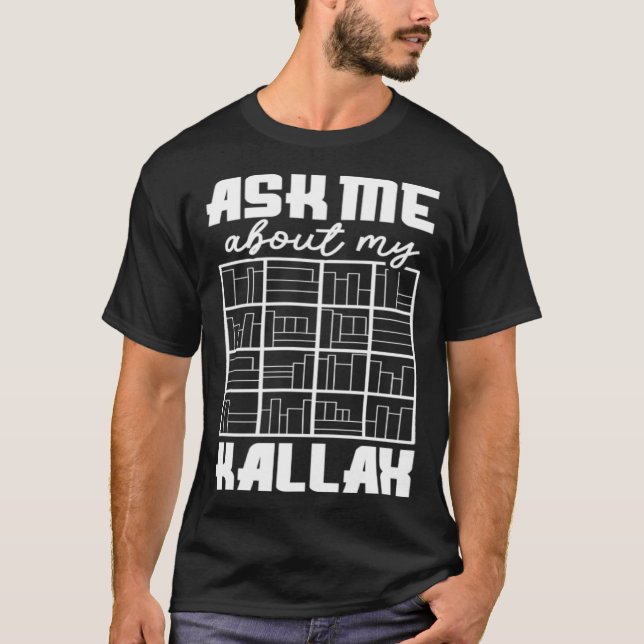Ask Me About My Kallah  Jewish Wedding Enthusiast T-Shirt (Front)
