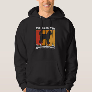 Ask Me About My Labradoodle Dog Funny Labradoodle Hoodie