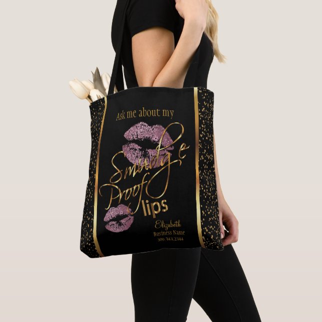 Ask me about my Smudge Proof Lips - Lipsense Tote Bag (Close Up)