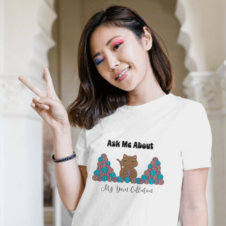 Ask Me About My Yarn Collection Cat T-Shirt