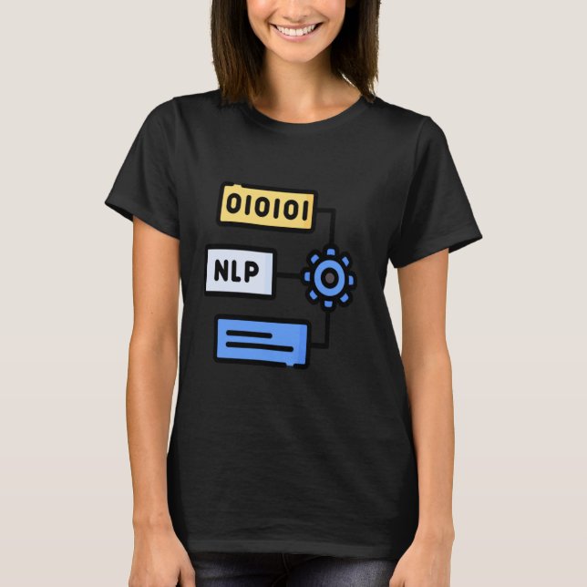Ask Me About NLP Neuro-Linguistic Programming T-Shirt (Front)