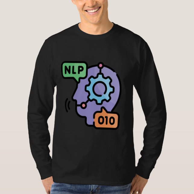 Ask Me About NLP Neuro-Linguistic Programming T-Shirt (Front)