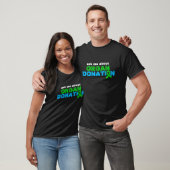 Ask Me About Organ Donation Green Ribbon T-Shirt (Unisex)
