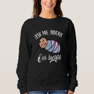 Ask Me About Our Burritos Nicu Nurse Neonatal Nurs Sweatshirt