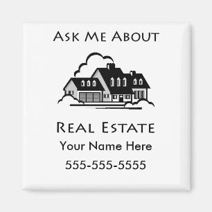 Ask Me About Real Estate Magnet