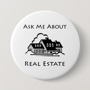 Ask Me About Real Estate Pin