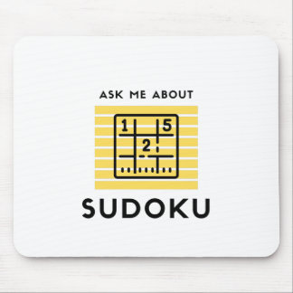 Ask me about sudoku mouse mat