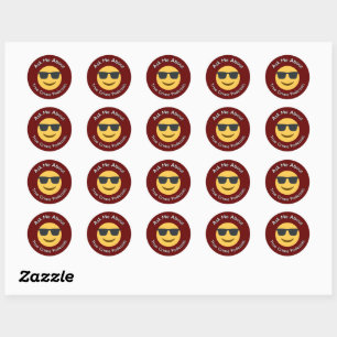 Ask me about True Crime Podcasts Classic Round Sticker