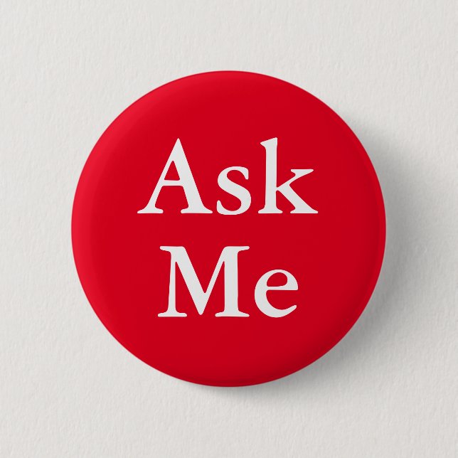 Ask me buttons for employees and volunteers (Front)