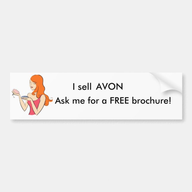 Ask me for a FREE brochure! Bumper Sticker (Front)