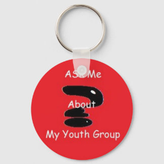 Ask me Keychain