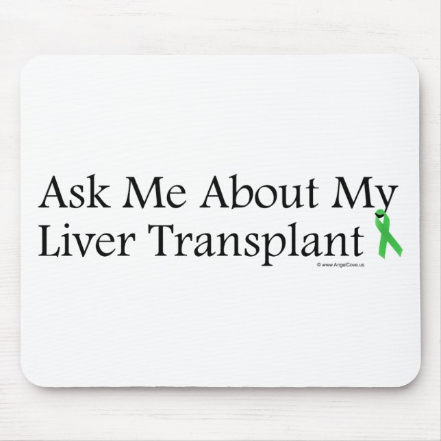Ask Me Liver Mouse Mat (Front)
