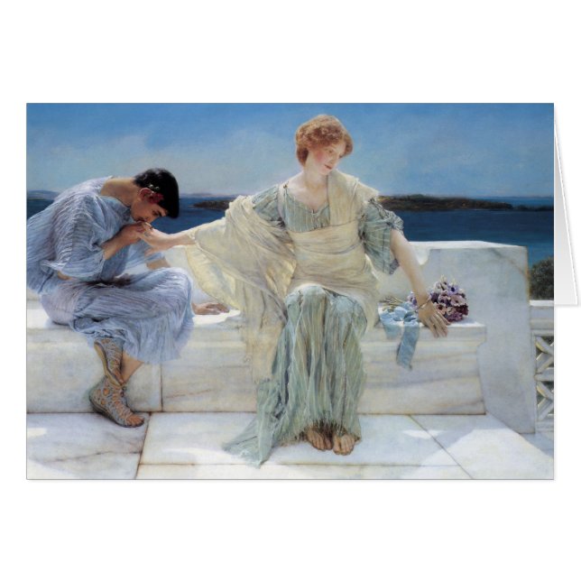 Ask Me No More by Sir Lawrence Alma Tadema (Front Horizontal)