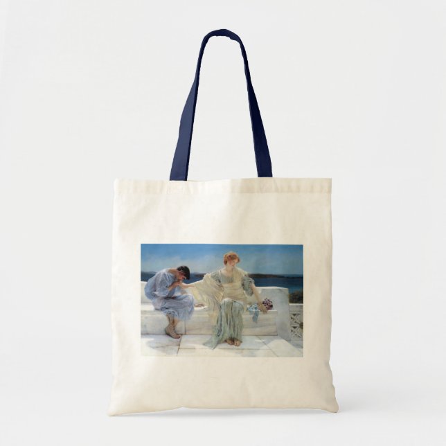 Ask Me No More by Sir Lawrence Alma Tadema Tote Bag (Front)