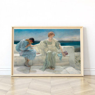 Ask me no more, Lawrence Alma-Tadema Poster