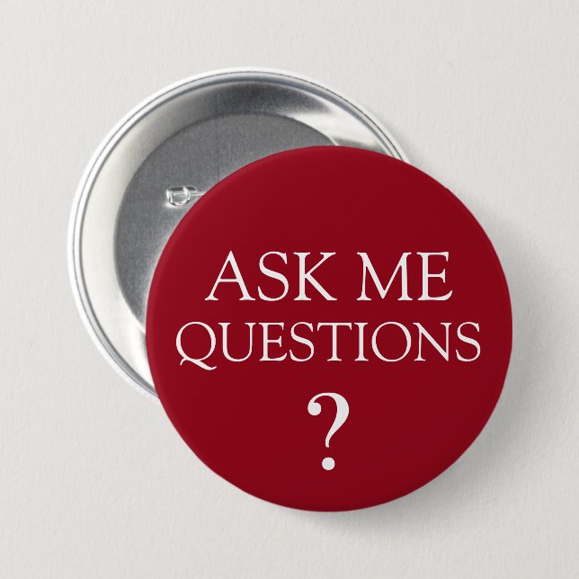 Ask Me Questions Bulk Message Buttons (Front & Back)