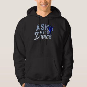 Ask Me to Dance featuring a couple social dancing Hoodie