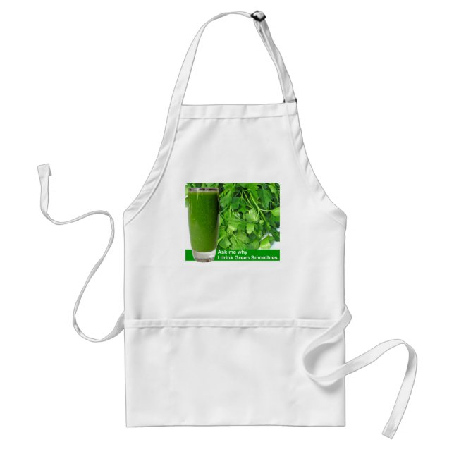 Ask me why_drink Green Smoothies Standard Apron (Front)