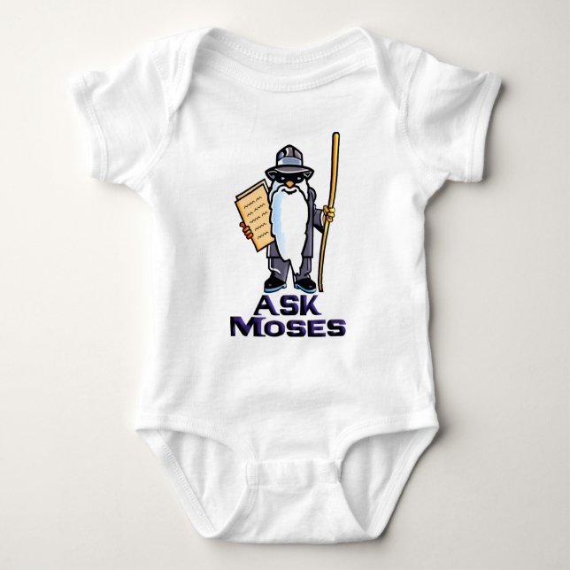 Ask Moses Baby Bodysuit (Front)