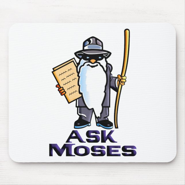 Ask Moses Mouse Mat (Front)