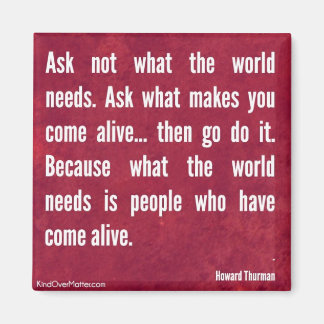 Ask not what the world needs... magnet