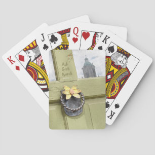 Ask Seek Knock Vintage Door Playing Cards