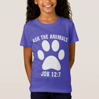 ASK THE ANIMALS Christian KIDS T-Shirts