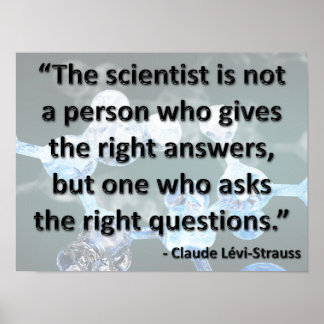 Ask The Right Questions Poster