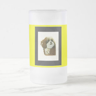 Ask - ! UCreate Ask jGibney Zazzle Frosted Glass Beer Mug