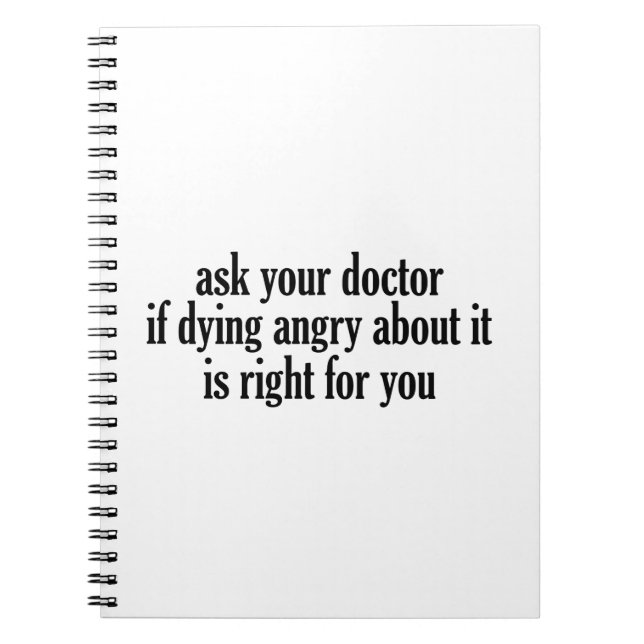 Ask Your Doctor Notebook (Front)
