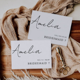 Asking bridesmaid card, Will You Be My bridesmaid, Invitation