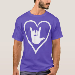 ASL  American Sign Language I love you T  New Colo T-Shirt