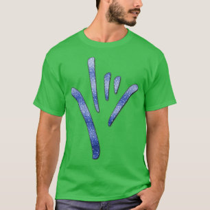 ASL American Sign Language I love you T shirt bl