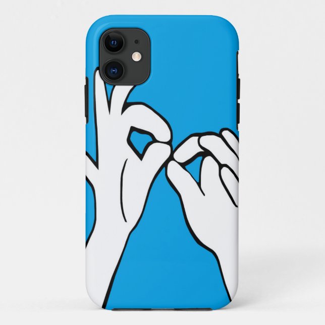 ASL American Sign Language INTERPRET Case-Mate iPhone Case (Back)