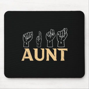 Asl American Sign Language Interpreter Deaf Awaren Mouse Mat