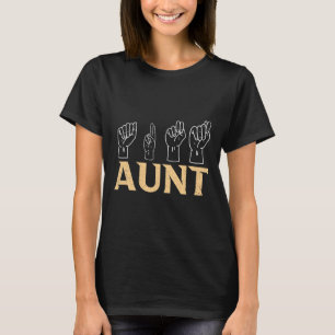 Asl American Sign Language Interpreter Deaf Awaren T-Shirt