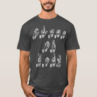 ASL American Sign Language T