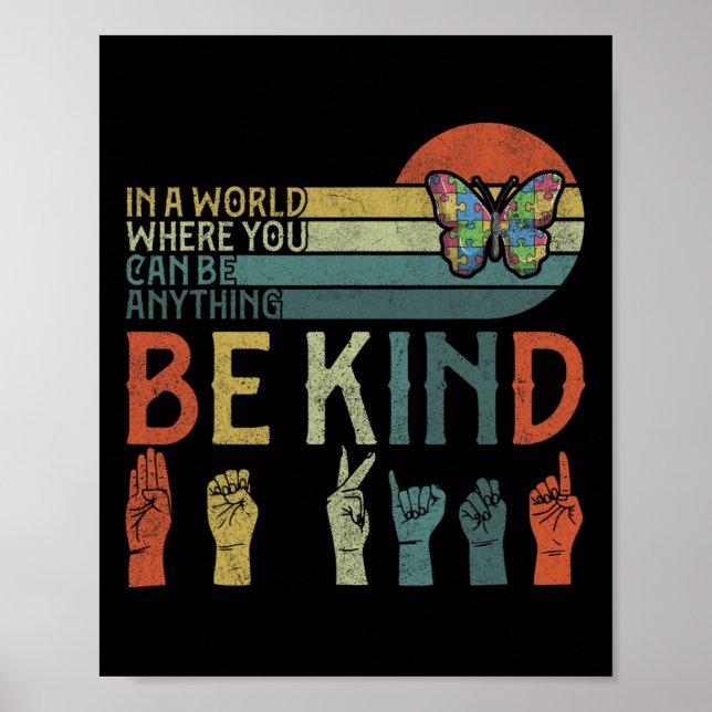 Asl Be Kind S  Poster (Front)