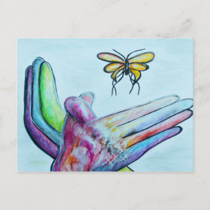 ASL Butterfly Postcard