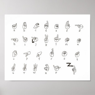 ASL Chart Poster