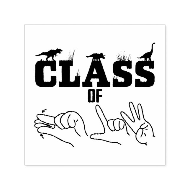 ASL - Class of 2026 - Graduation ASL Design Self-inking Stamp (Design)